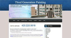 Desktop Screenshot of 3rdgenerationpainting.com