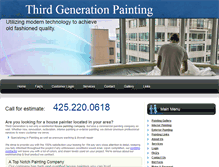 Tablet Screenshot of 3rdgenerationpainting.com